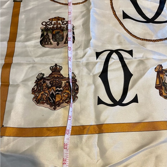 Cartier Silk Scarf from Italy - Picture 3 of 5
